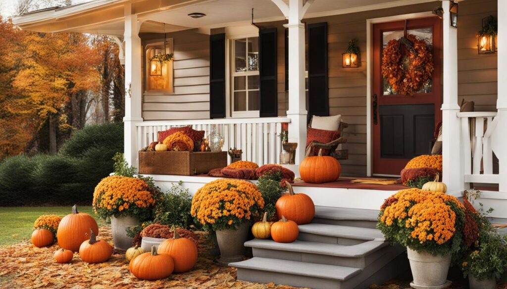 seasonal mobile home porch decor