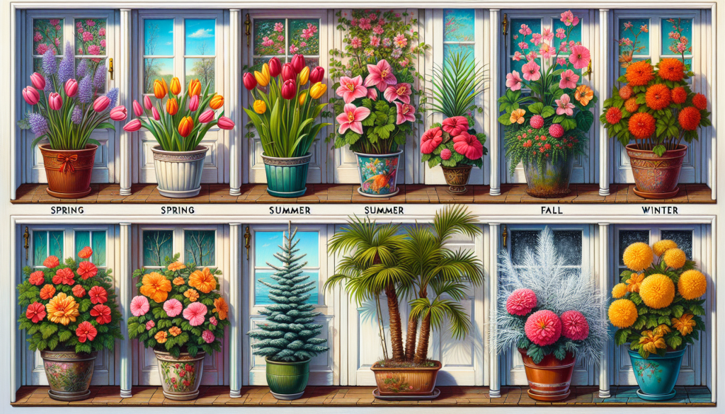 seasonal porch plants