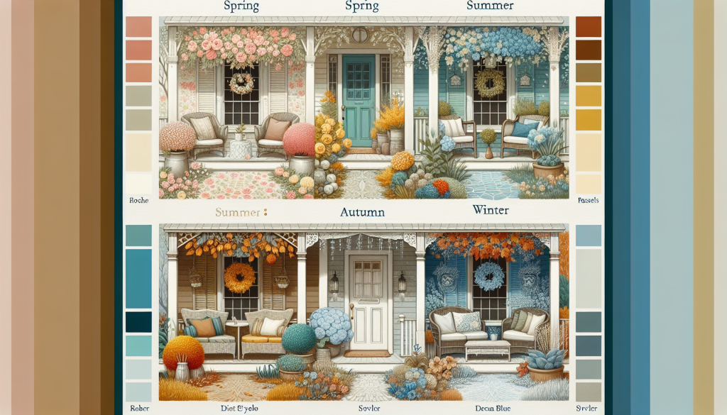 seasonal porch color palettes