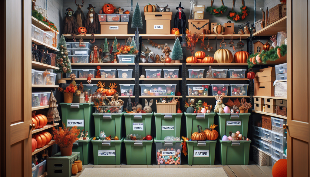 seasonal decor storage solutions