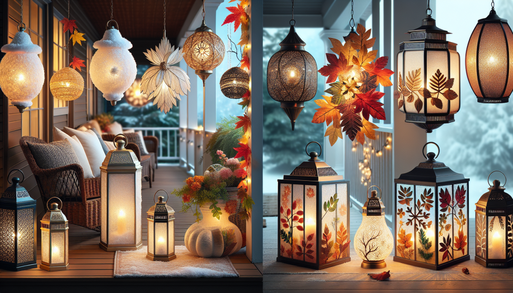 seasonal porch lantern ideas