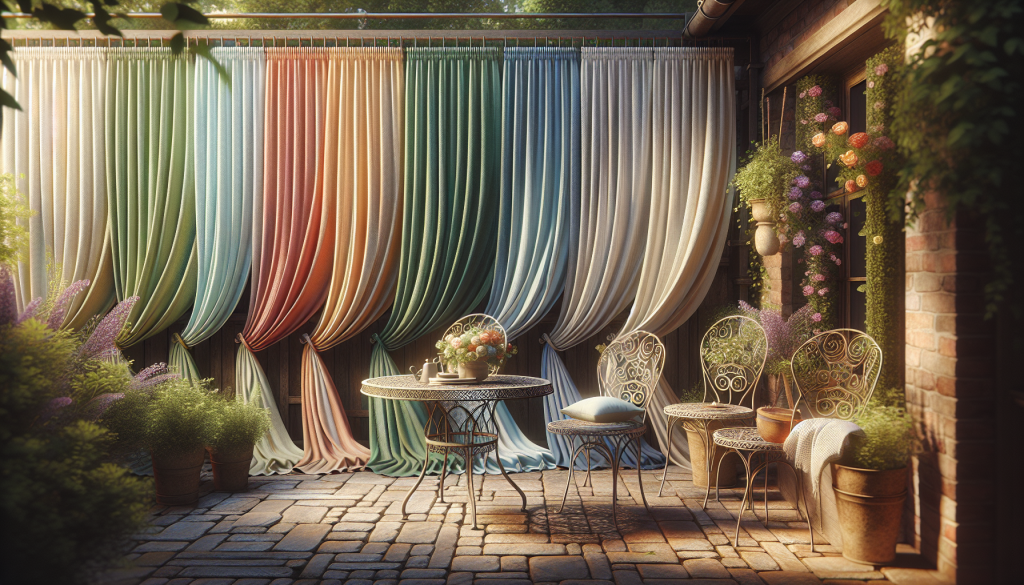 seasonal outdoor curtains and drapes